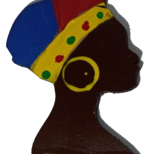 High Quality Painted Wooden South African Women